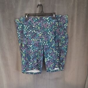 Active Zone 3x Vibrant Floral Women's Bike Shorts